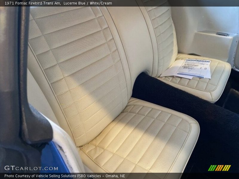 Lucerne Blue / White/Cream 1971 Pontiac Firebird Trans Am