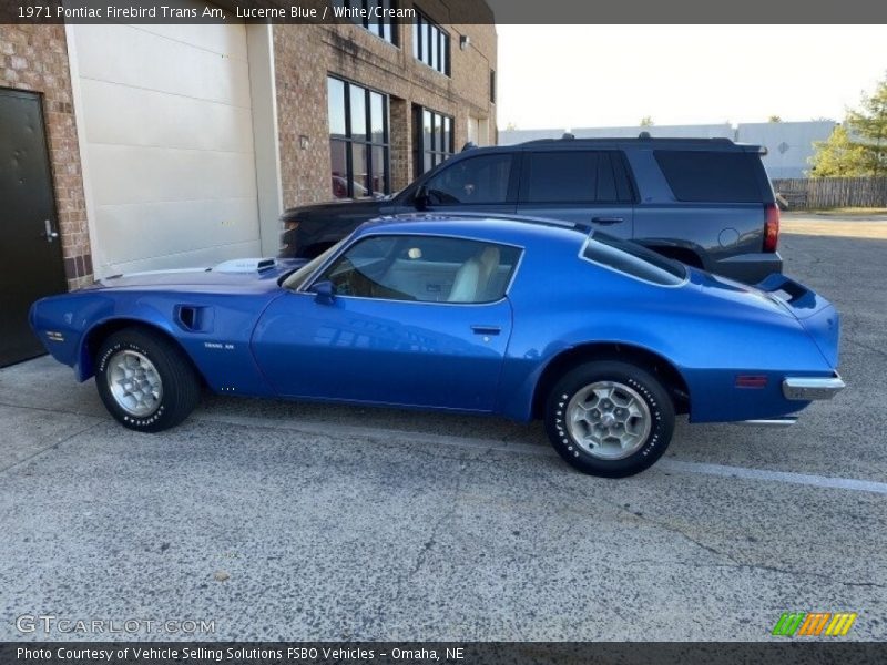 Lucerne Blue / White/Cream 1971 Pontiac Firebird Trans Am