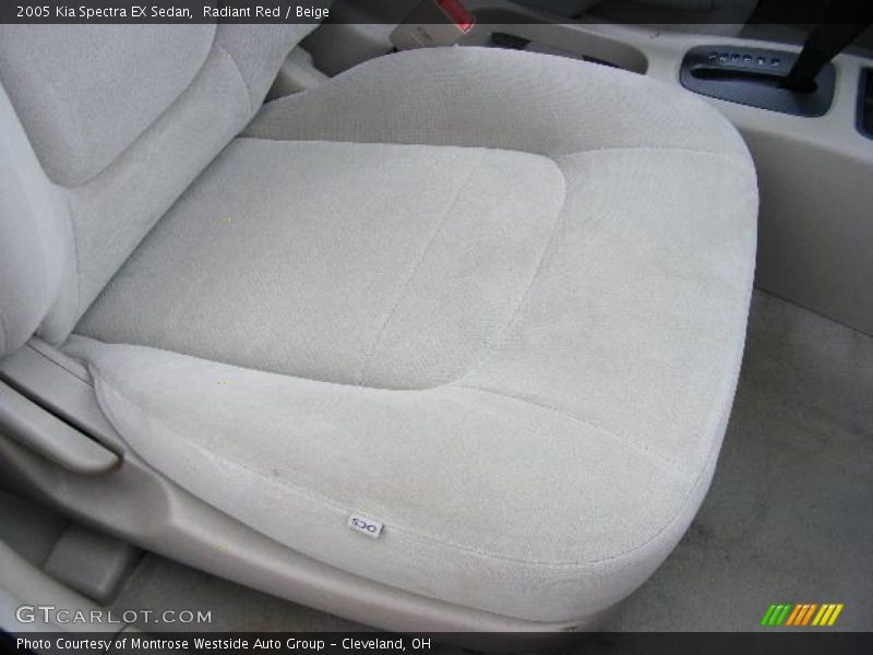 Radiant Red / Beige 2005 Kia Spectra EX Sedan