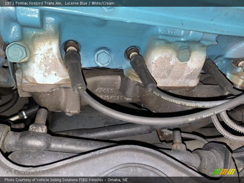 Lucerne Blue / White/Cream 1971 Pontiac Firebird Trans Am