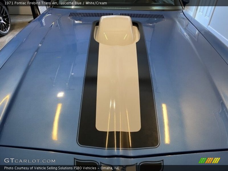 Lucerne Blue / White/Cream 1971 Pontiac Firebird Trans Am