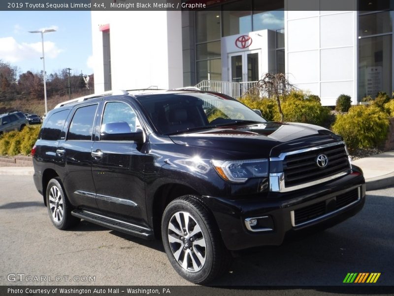 Midnight Black Metallic / Graphite 2019 Toyota Sequoia Limited 4x4