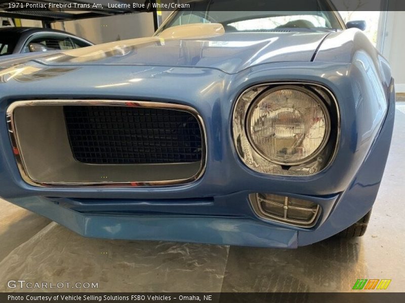 Lucerne Blue / White/Cream 1971 Pontiac Firebird Trans Am
