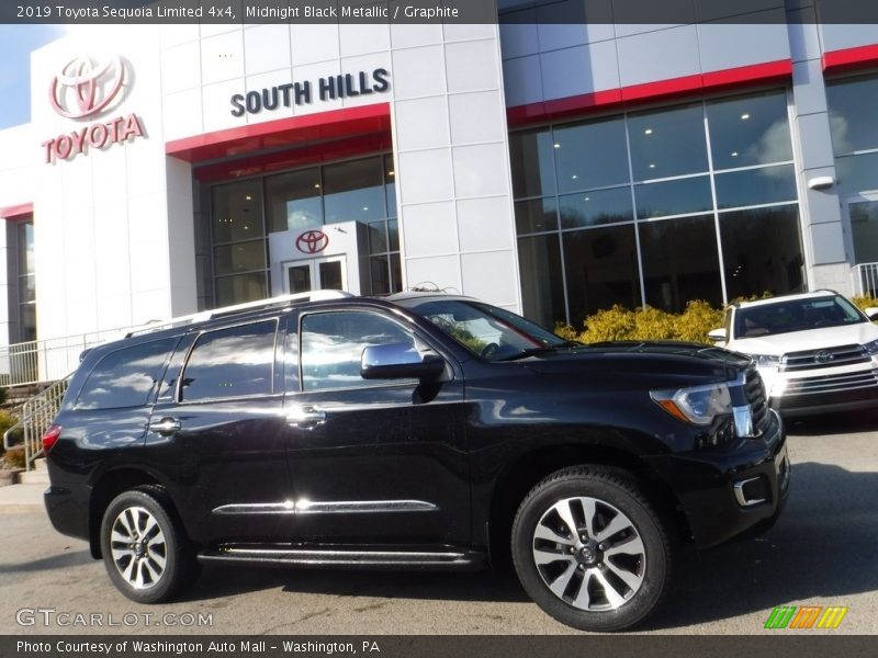 Midnight Black Metallic / Graphite 2019 Toyota Sequoia Limited 4x4
