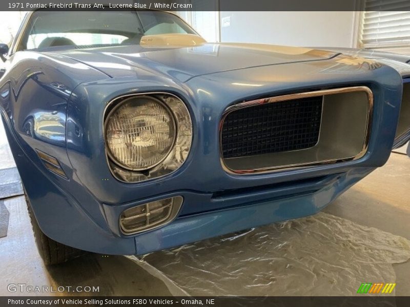 Lucerne Blue / White/Cream 1971 Pontiac Firebird Trans Am