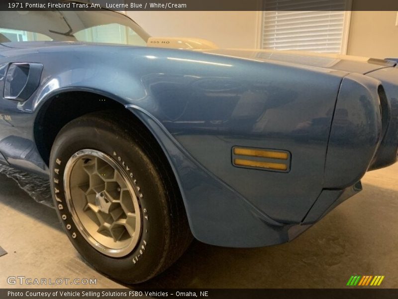 Lucerne Blue / White/Cream 1971 Pontiac Firebird Trans Am