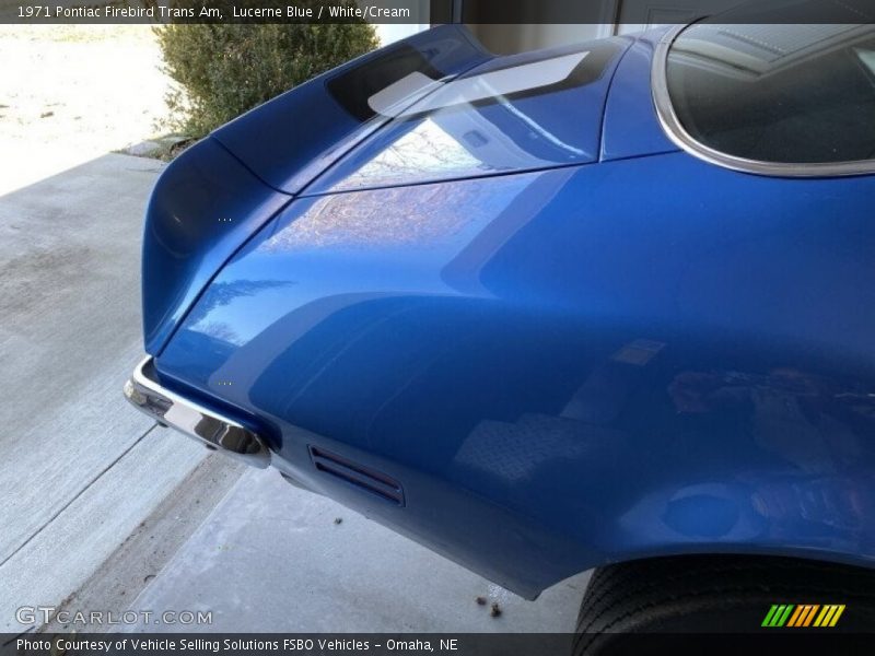 Lucerne Blue / White/Cream 1971 Pontiac Firebird Trans Am