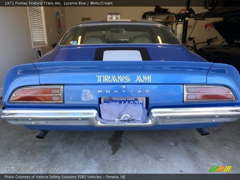 Lucerne Blue / White/Cream 1971 Pontiac Firebird Trans Am