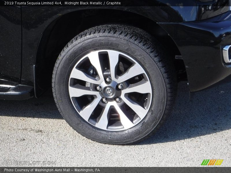 Midnight Black Metallic / Graphite 2019 Toyota Sequoia Limited 4x4