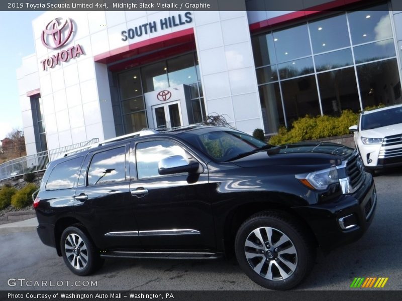 Midnight Black Metallic / Graphite 2019 Toyota Sequoia Limited 4x4