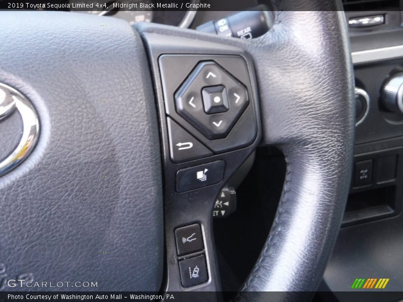 Midnight Black Metallic / Graphite 2019 Toyota Sequoia Limited 4x4