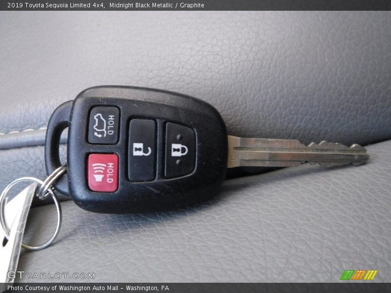 Midnight Black Metallic / Graphite 2019 Toyota Sequoia Limited 4x4