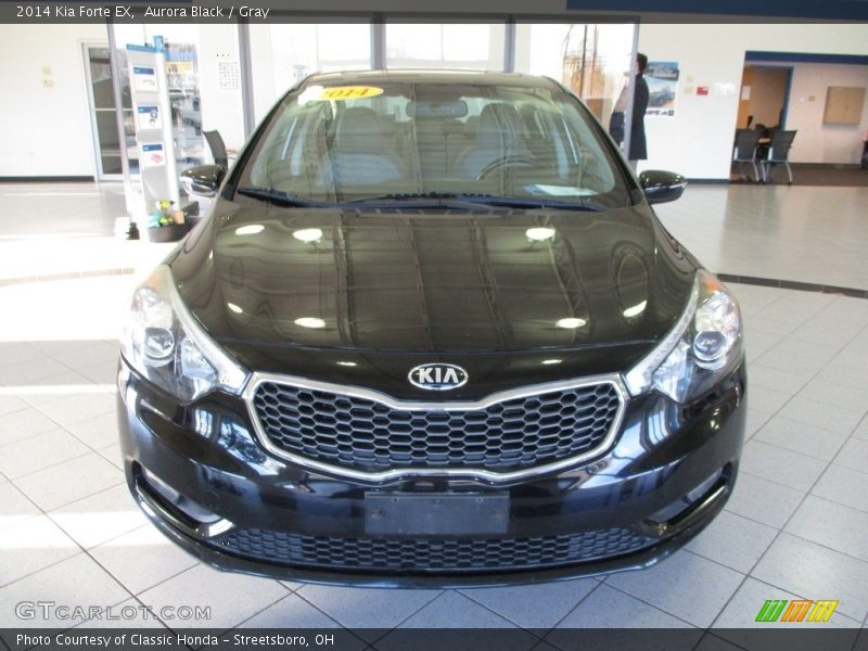 Aurora Black / Gray 2014 Kia Forte EX