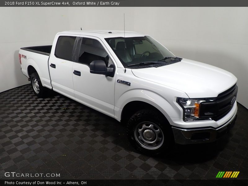 Oxford White / Earth Gray 2018 Ford F150 XL SuperCrew 4x4