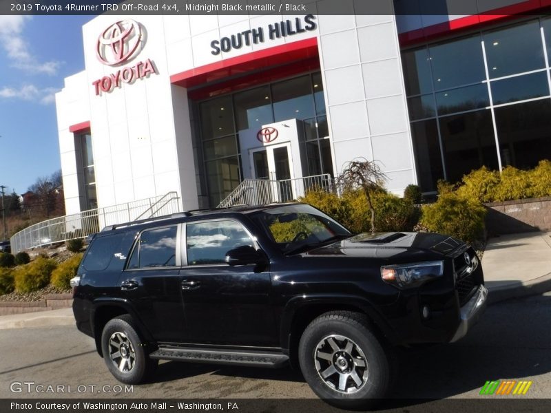 Midnight Black metallic / Black 2019 Toyota 4Runner TRD Off-Road 4x4