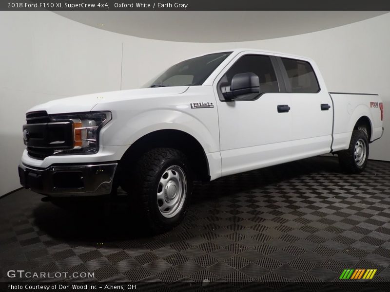 Oxford White / Earth Gray 2018 Ford F150 XL SuperCrew 4x4