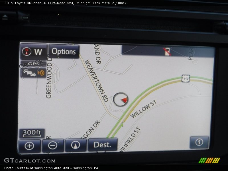 Midnight Black metallic / Black 2019 Toyota 4Runner TRD Off-Road 4x4