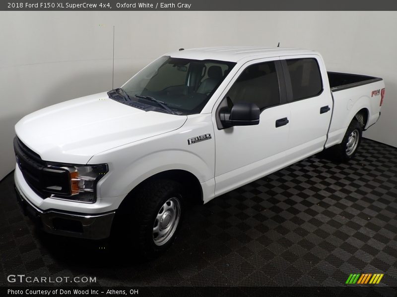 Oxford White / Earth Gray 2018 Ford F150 XL SuperCrew 4x4
