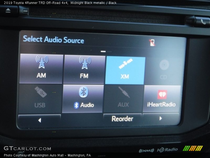 Midnight Black metallic / Black 2019 Toyota 4Runner TRD Off-Road 4x4