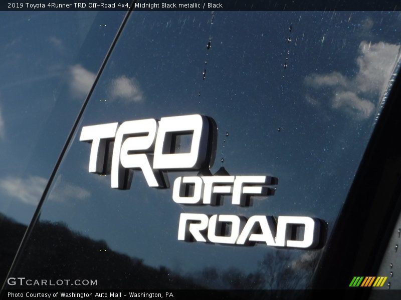  2019 4Runner TRD Off-Road 4x4 Logo