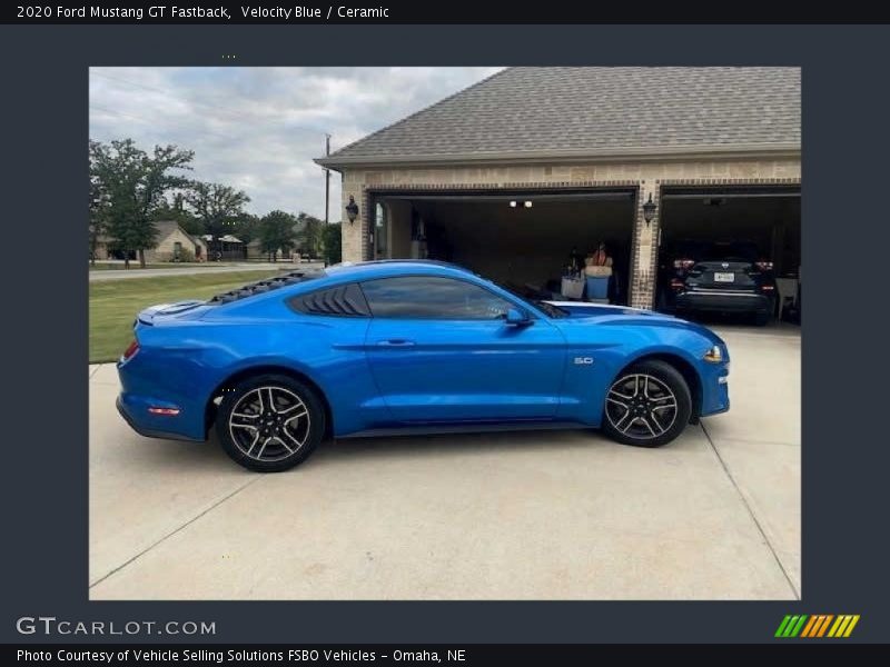 Velocity Blue / Ceramic 2020 Ford Mustang GT Fastback