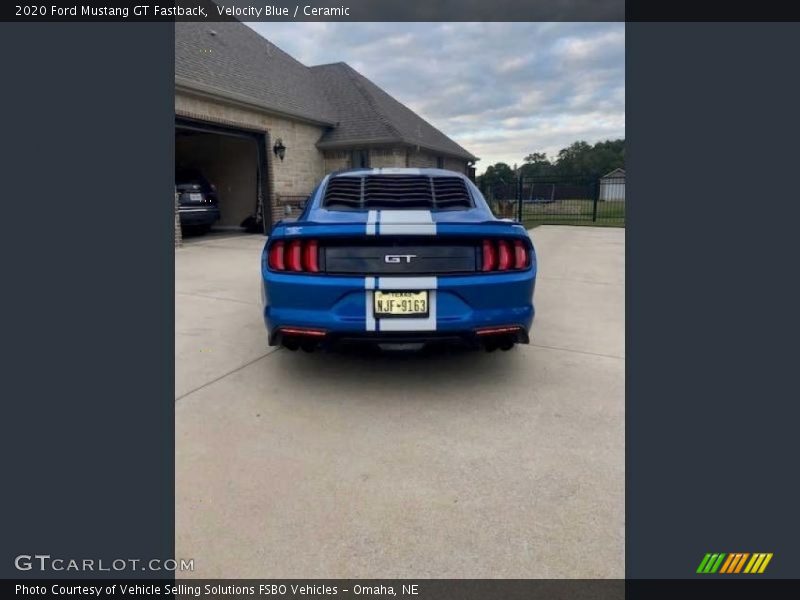 Velocity Blue / Ceramic 2020 Ford Mustang GT Fastback