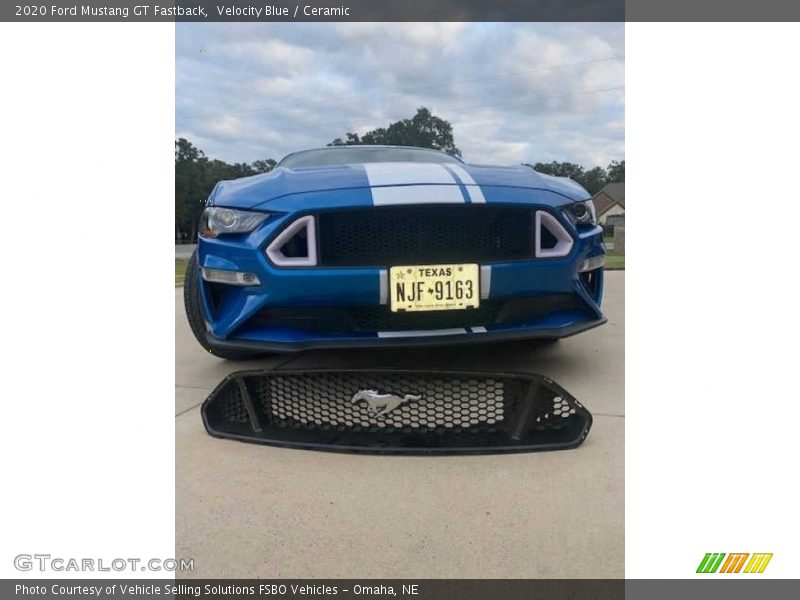 Velocity Blue / Ceramic 2020 Ford Mustang GT Fastback