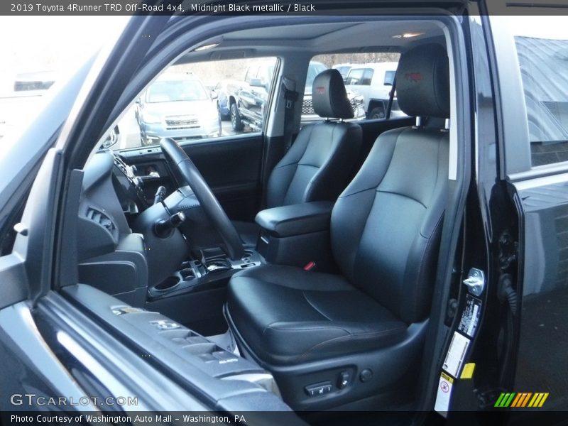 Front Seat of 2019 4Runner TRD Off-Road 4x4