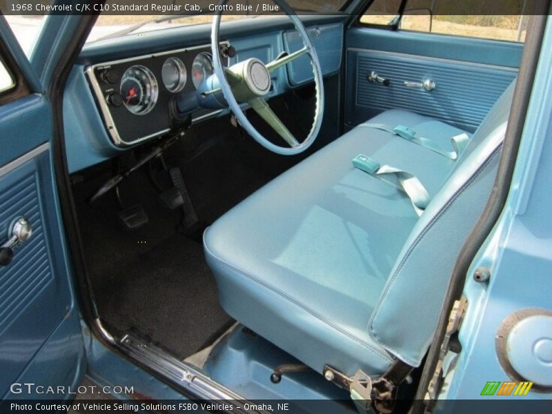  1968 C/K C10 Standard Regular Cab Blue Interior