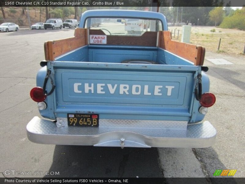 Grotto Blue / Blue 1968 Chevrolet C/K C10 Standard Regular Cab