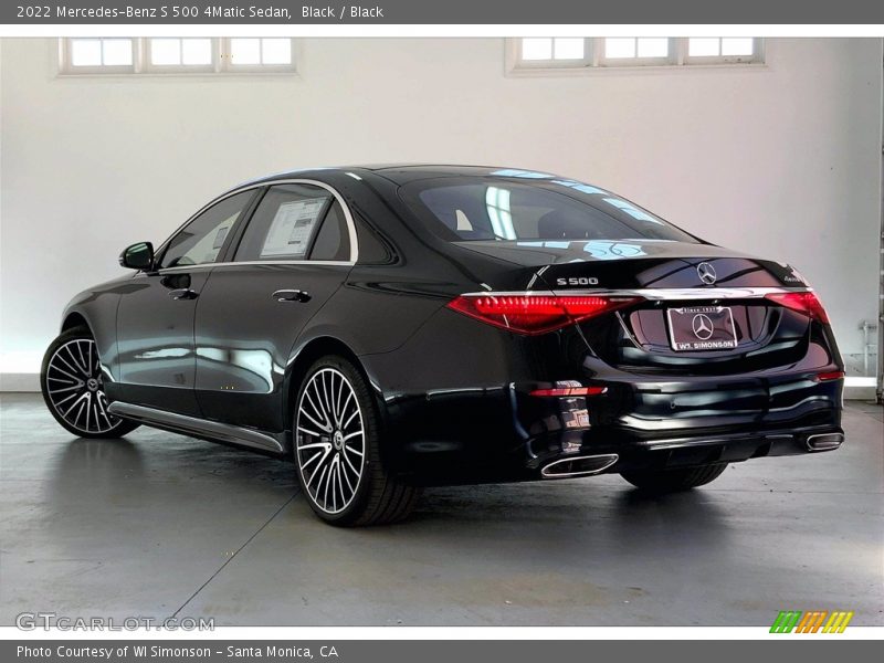 Black / Black 2022 Mercedes-Benz S 500 4Matic Sedan