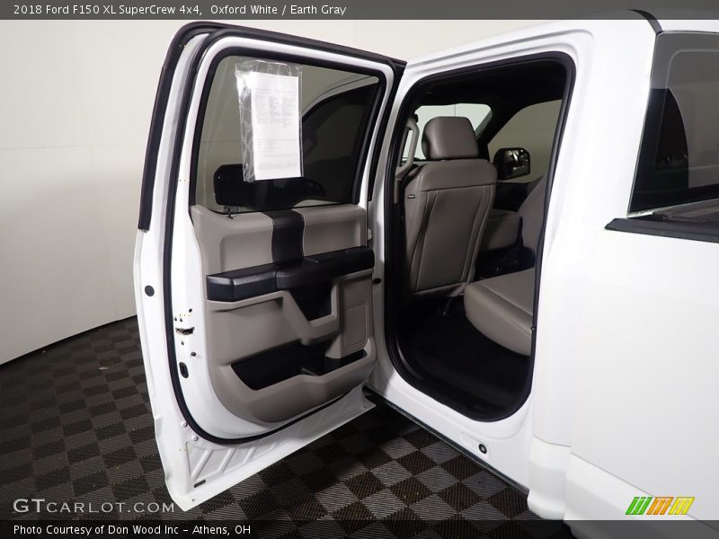 Oxford White / Earth Gray 2018 Ford F150 XL SuperCrew 4x4