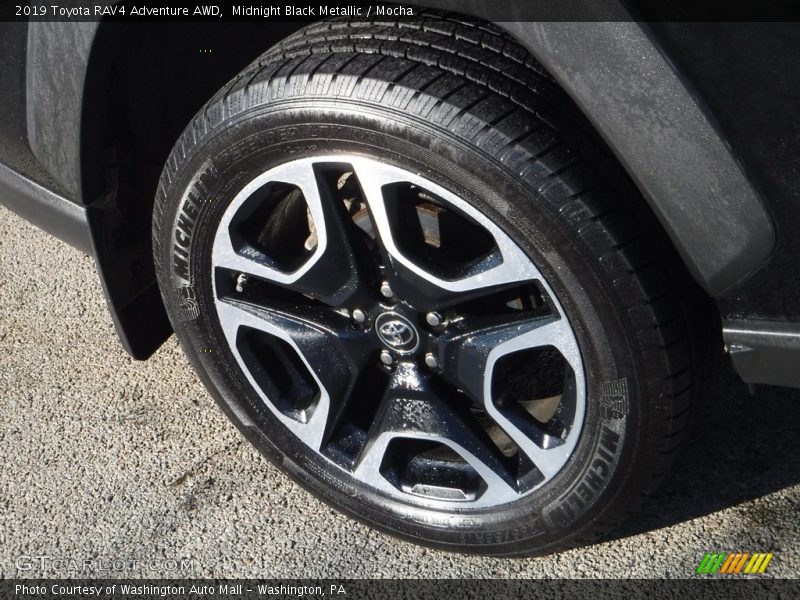 Midnight Black Metallic / Mocha 2019 Toyota RAV4 Adventure AWD