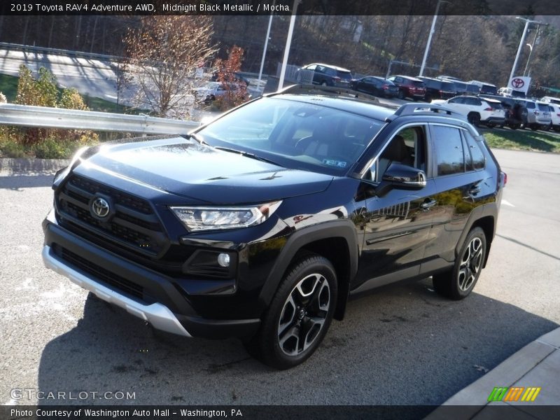 Midnight Black Metallic / Mocha 2019 Toyota RAV4 Adventure AWD