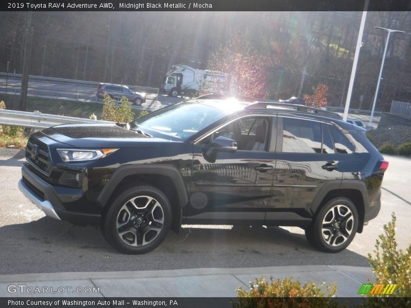 Midnight Black Metallic / Mocha 2019 Toyota RAV4 Adventure AWD