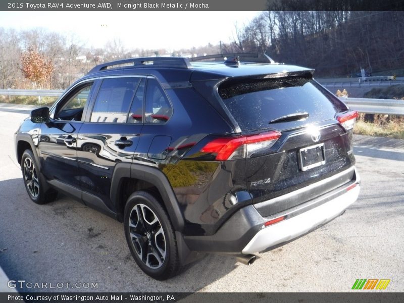 Midnight Black Metallic / Mocha 2019 Toyota RAV4 Adventure AWD