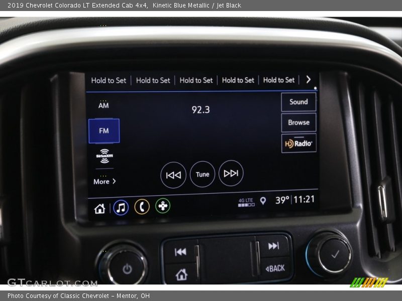 Kinetic Blue Metallic / Jet Black 2019 Chevrolet Colorado LT Extended Cab 4x4