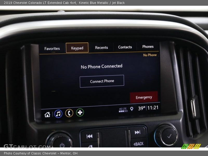 Kinetic Blue Metallic / Jet Black 2019 Chevrolet Colorado LT Extended Cab 4x4