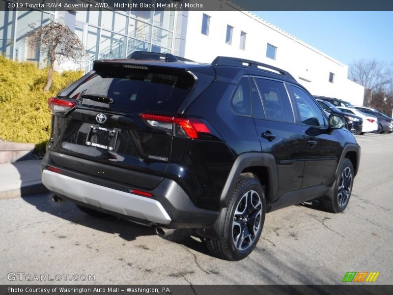 Midnight Black Metallic / Mocha 2019 Toyota RAV4 Adventure AWD