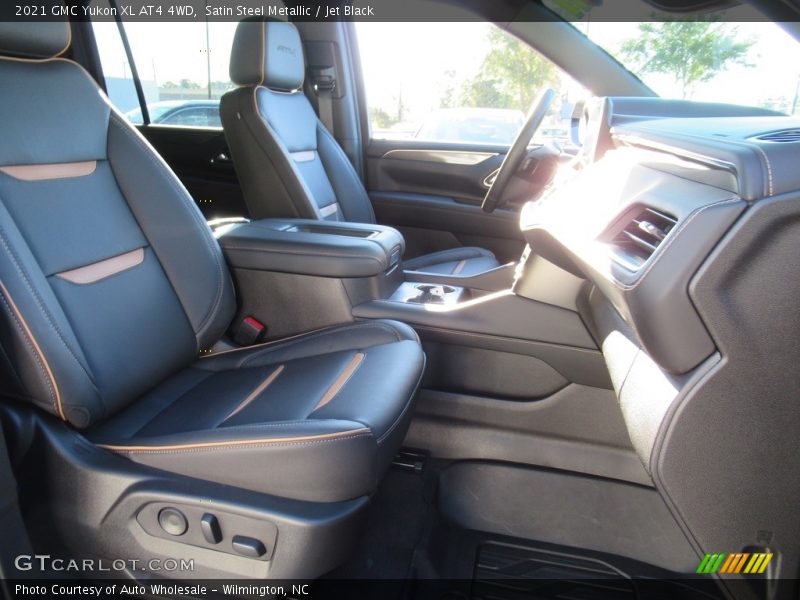 Satin Steel Metallic / Jet Black 2021 GMC Yukon XL AT4 4WD