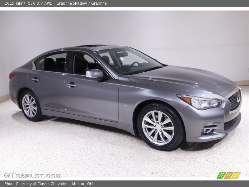 Graphite Shadow / Graphite 2015 Infiniti Q50 3.7 AWD