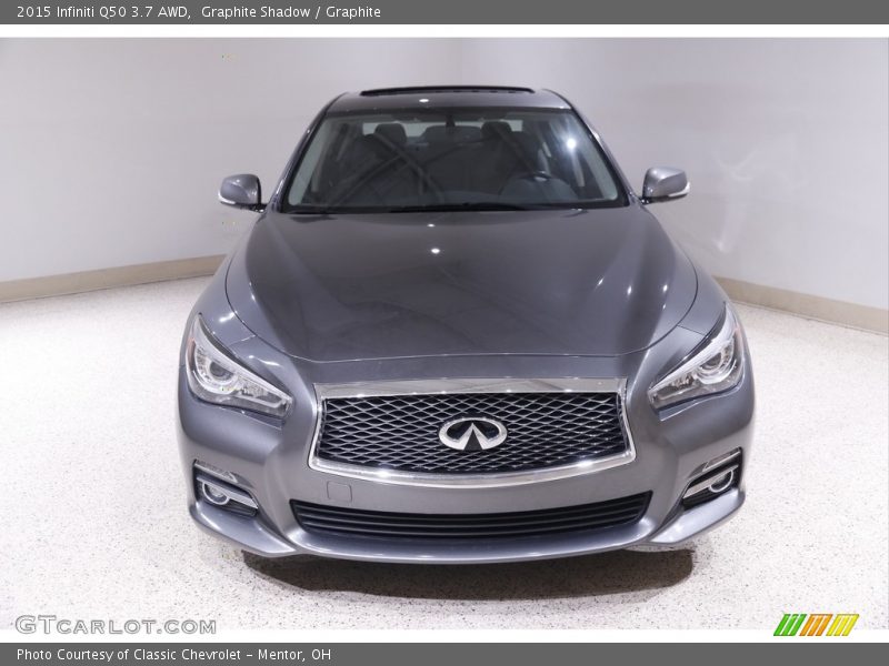 Graphite Shadow / Graphite 2015 Infiniti Q50 3.7 AWD