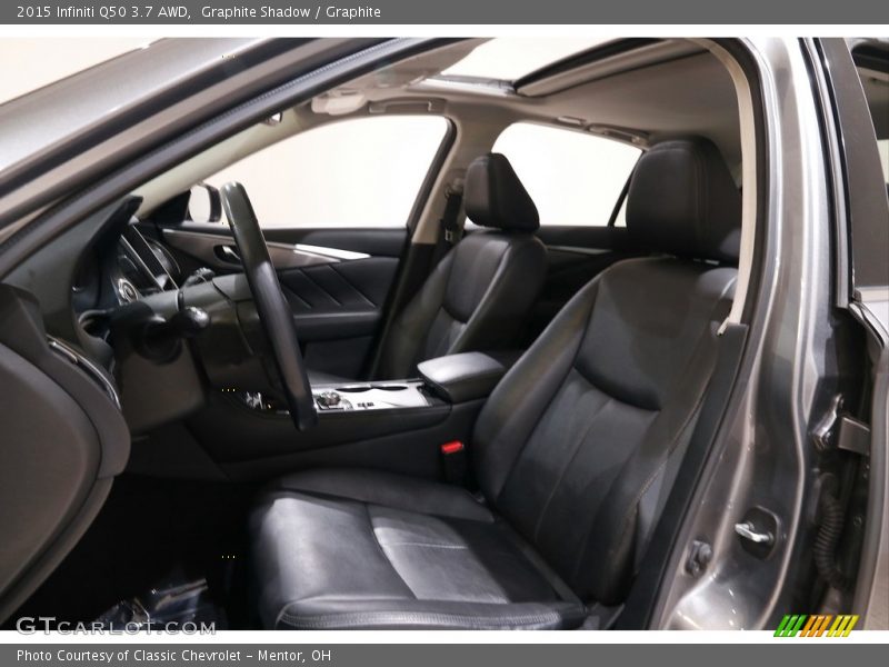 Graphite Shadow / Graphite 2015 Infiniti Q50 3.7 AWD
