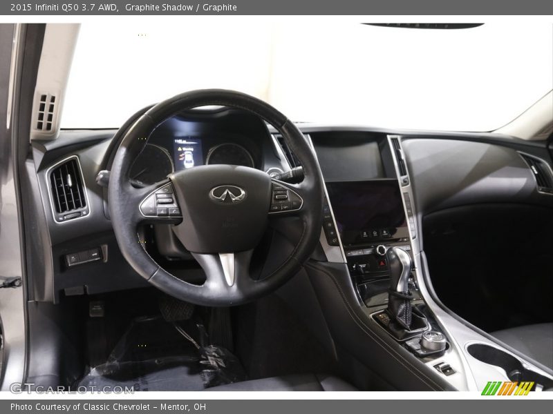 Graphite Shadow / Graphite 2015 Infiniti Q50 3.7 AWD