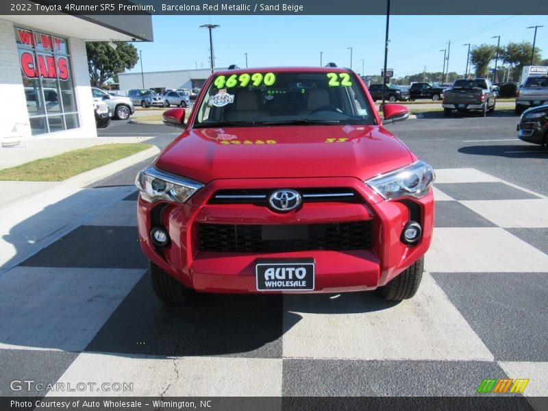 Barcelona Red Metallic / Sand Beige 2022 Toyota 4Runner SR5 Premium