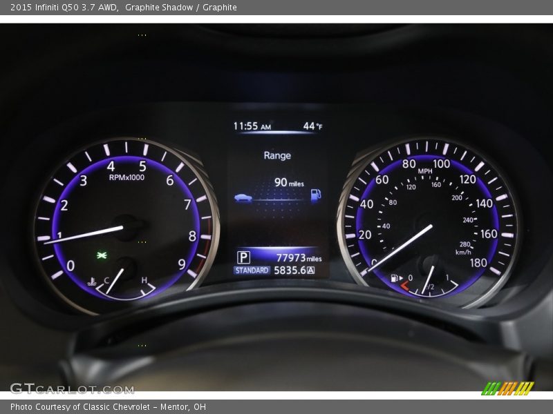 Graphite Shadow / Graphite 2015 Infiniti Q50 3.7 AWD
