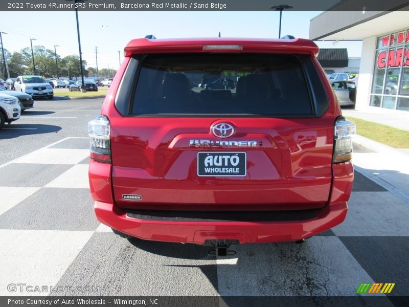 Barcelona Red Metallic / Sand Beige 2022 Toyota 4Runner SR5 Premium