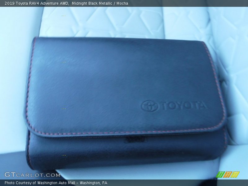 Midnight Black Metallic / Mocha 2019 Toyota RAV4 Adventure AWD