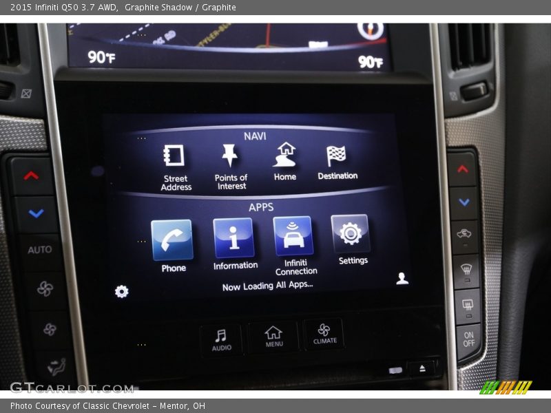 Graphite Shadow / Graphite 2015 Infiniti Q50 3.7 AWD