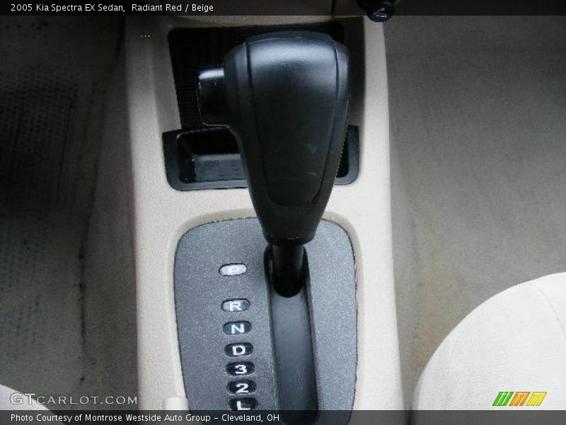 Radiant Red / Beige 2005 Kia Spectra EX Sedan